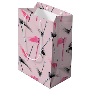 Cosmetics Watercolor Pattern Medium Gift Bag