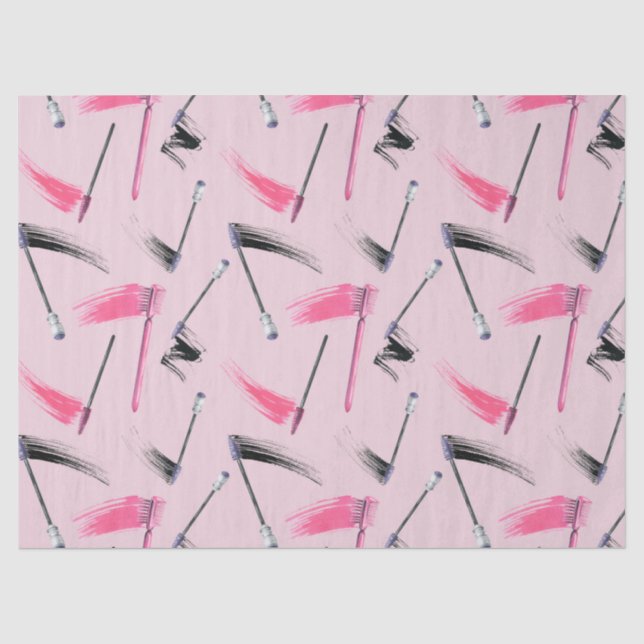  Cosmetics Watercolor Pattern Tissue Paper (Front)