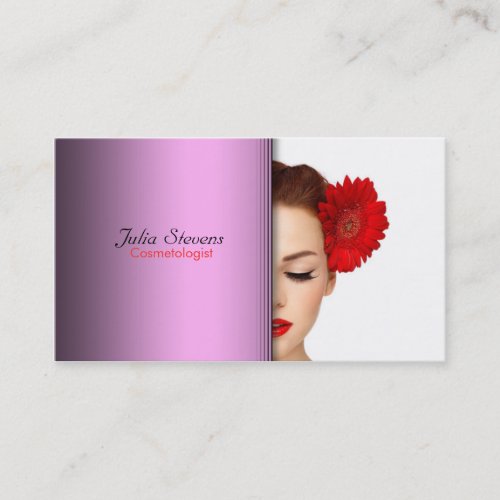 Cosmetologist business card