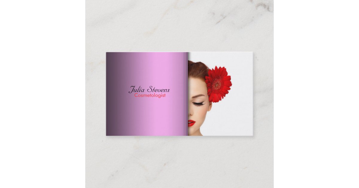 Cosmetologist business card | Zazzle.com