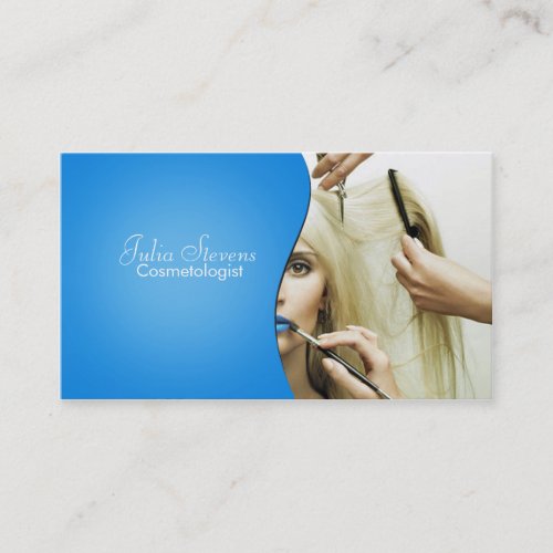 Cosmetologist business card