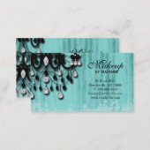 Cosmetologist Business Card Real Estate Makeup (Front/Back)