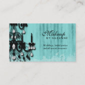 Cosmetologist Business Card Real Estate Makeup (Back)