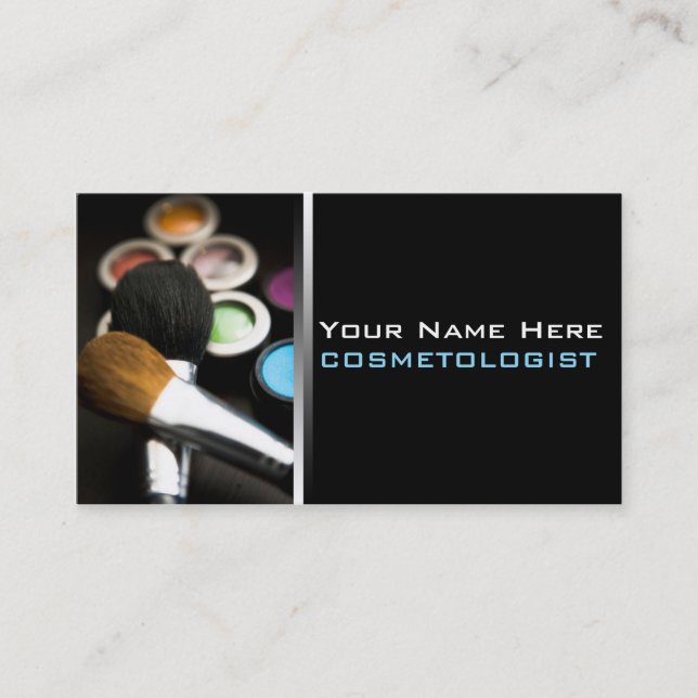 Cosmetologist Business Cards (Front)