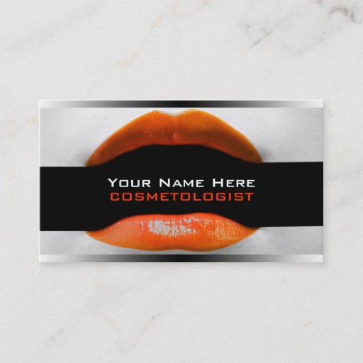 Customizable Cosmetologist Business Cards