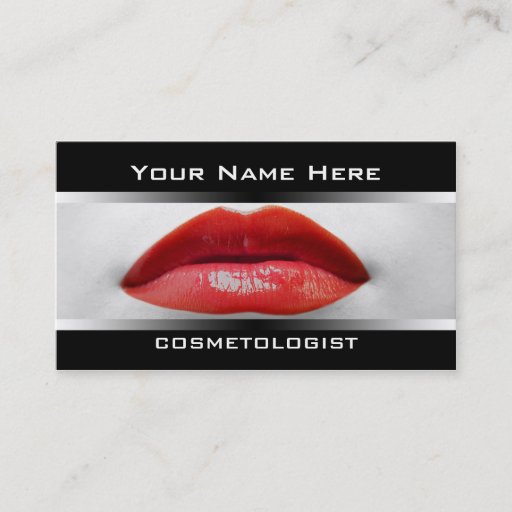 Customizable Cosmetologist Business Cards