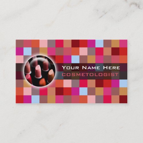 Cosmetologist Business Cards