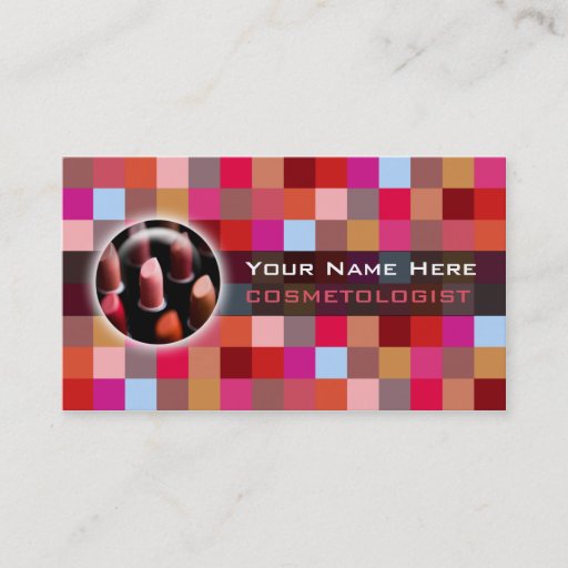 Customizable Cosmetologist Business Cards