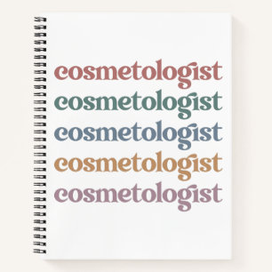Cosmetologist Esthetician Beautician Skin Care Notebook