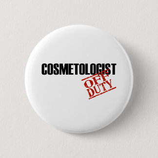 COSMETOLOGIST LIGHT PINBACK BUTTON