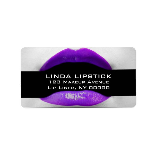 Cosmetologist Mailing Address Labels (Front)