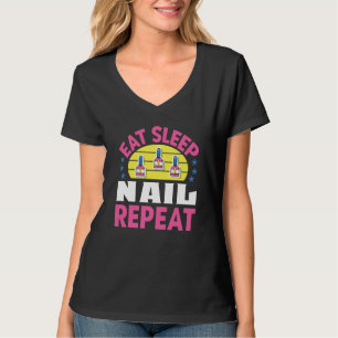 Cosmetologist Nail Polish Designer Manicurist Nail T-Shirt