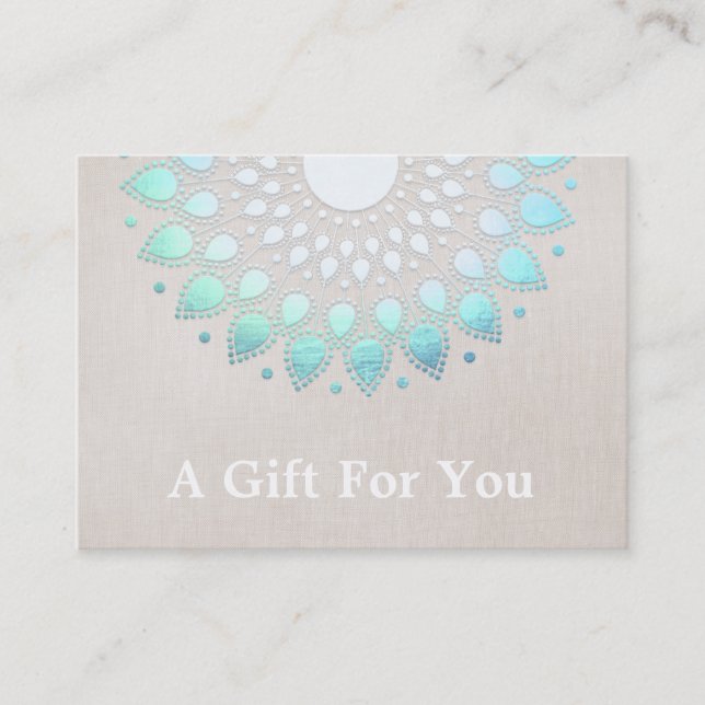 Cosmetologist Salon and Spa Gift Card (Front)