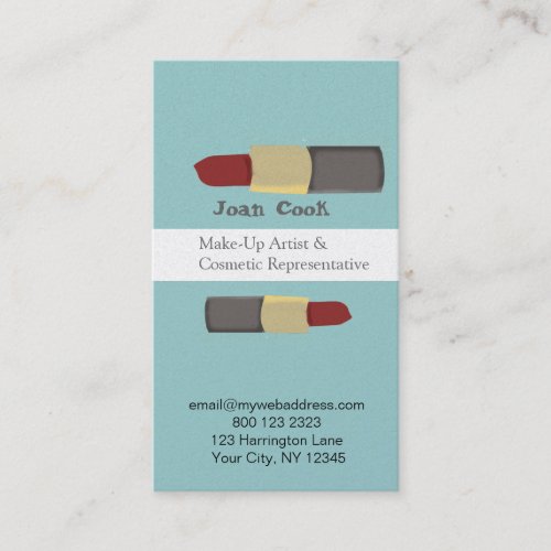 Beauty Cosmetologist Business Cards