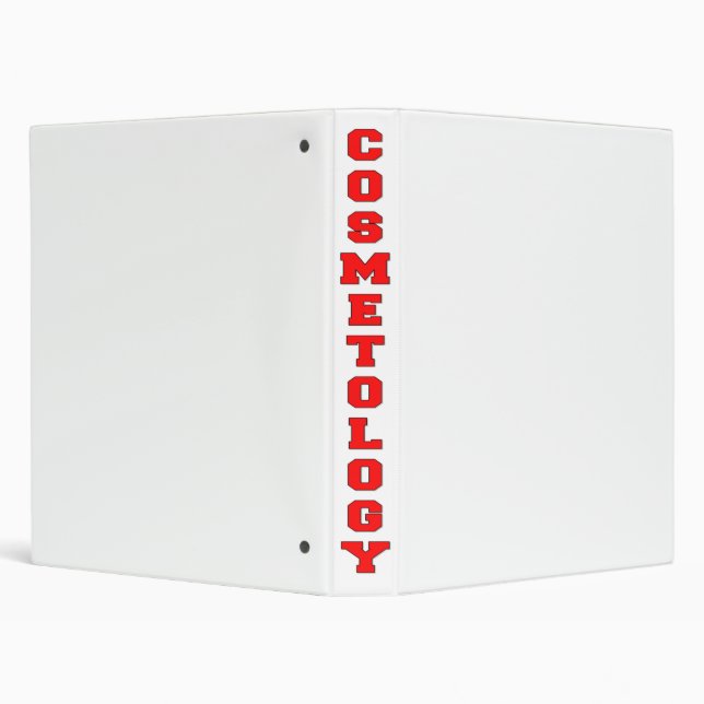 Cosmetology 3 Ring Binder (Background)