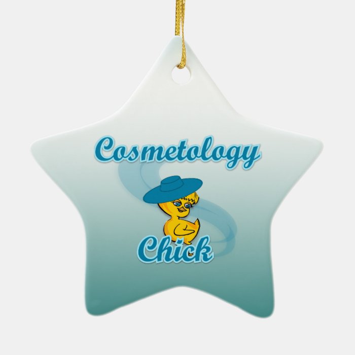 Cosmetology Chick #3 Christmas Tree Ornaments