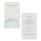 Cosmetology Elegant Circle Light Blue Off-White