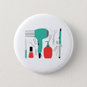 Cosmetology Tools Button