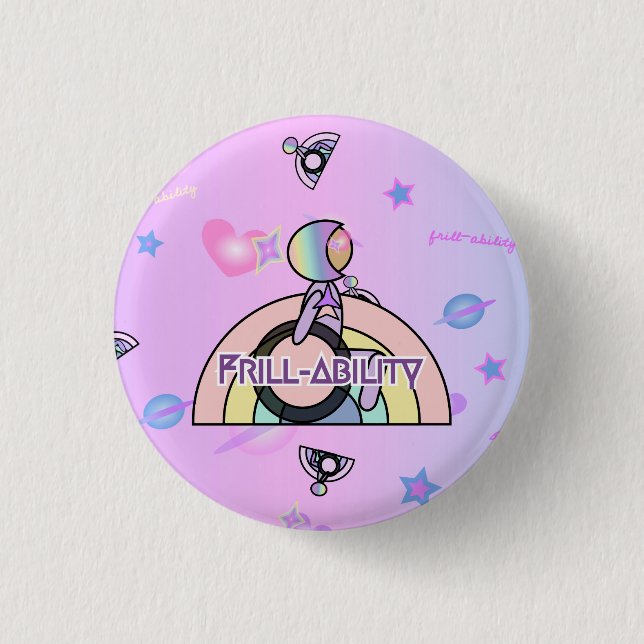 Cosmia x Frill-Ability OG Small Button (Front)