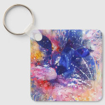 Cosmic Abstract Cat Dreamscape