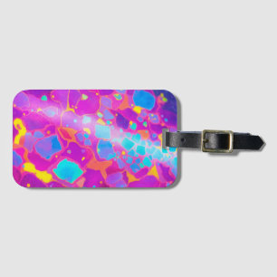 Cosmic Abstract Colorful Modern Luggage Tag