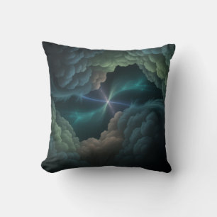 Cosmic Abstract Throw Pillow