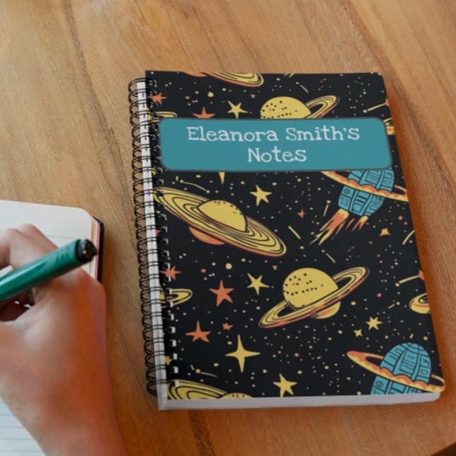 Cosmic Adventure I Hand Drawn Space Notebook (Creator Uploaded)