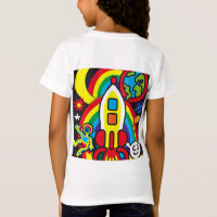 Cosmic Adventure: Rainbow Rocket Launch