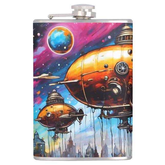 Cosmic Airship Flask (Front)