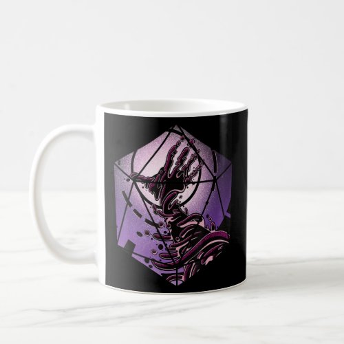 Cosmic Alien Role Playing Dice D20  Coffee Mug
