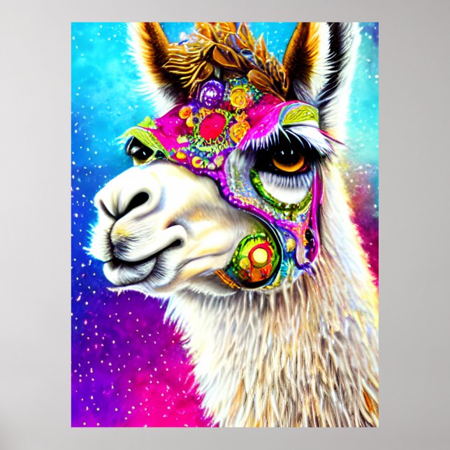 Cosmic Alpaca Poster (Front)