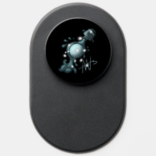 Cosmic Aquarius Uranus Zodiac PopSocket