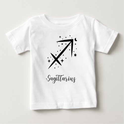  Cosmic Archer Sagittarius Baby T_Shirt