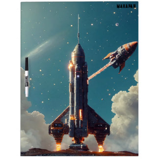 **"Cosmic Ascent: Ignite Your Journey"** Dry Erase Board