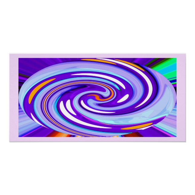 Cosmic astral travel art poster (Front)