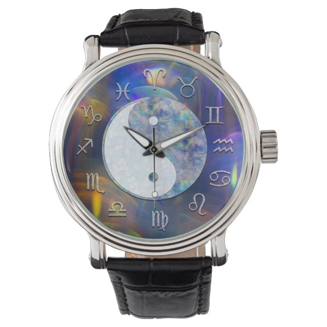 Cosmic Astrology Aura Yin Yang Watch (Front)