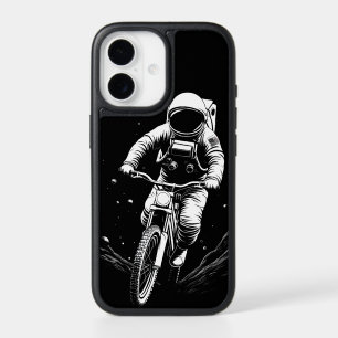 Cosmic Astronaut Bike Ride Space Adventure iPhone 17 Case