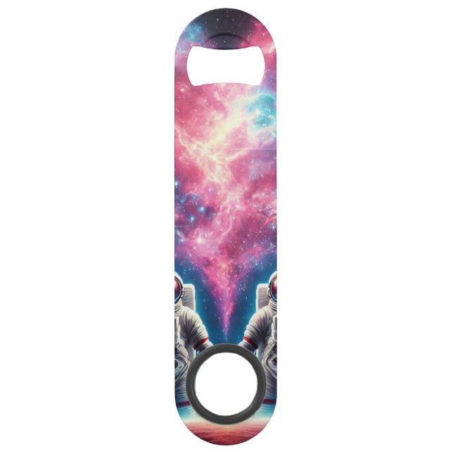 Cosmic Astronaut Bottle Opener (Front)