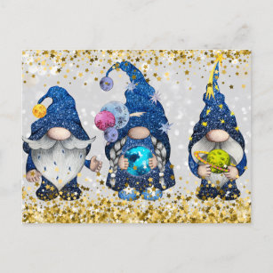 Cosmic Astronomy Gnomes  Postcard