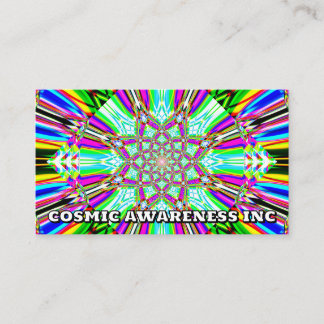 COSMIC AWARENESS INC - (you may change the words) Business Card