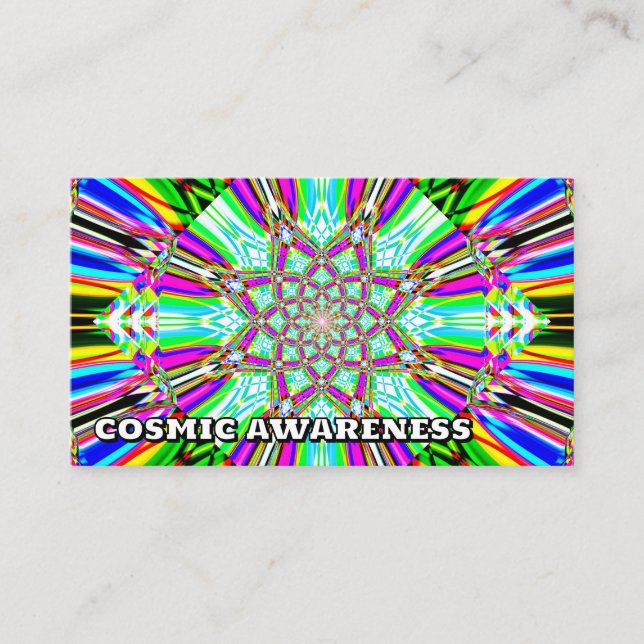 COSMIC AWARENESS - (you may change the words) Business Card (Front)