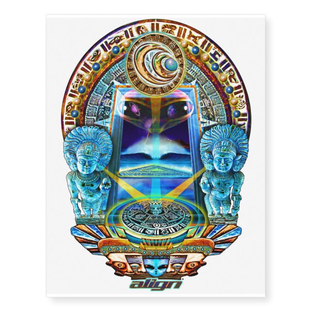 Cosmic Balance tat Temporary Tattoos (Front)