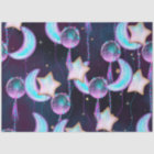 Cosmic Balloons | Blue Purple Moon Stars Planets