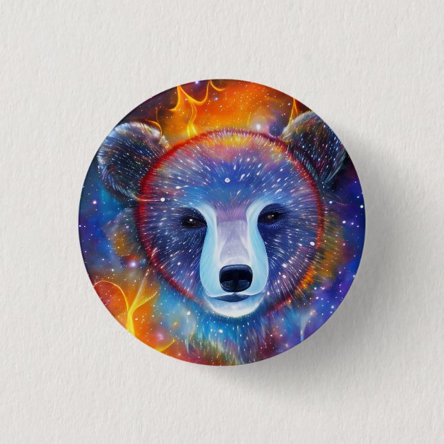 Cosmic Bear  Button (Front)