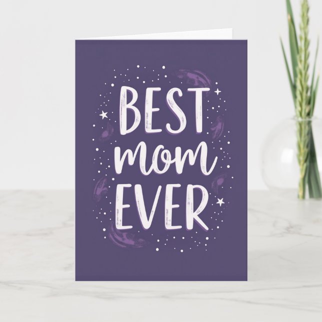 Cosmic Best Mom Ever Card (Front)