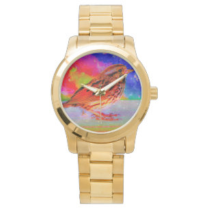 Cosmic Bird Dreamscape Art Print" Watch