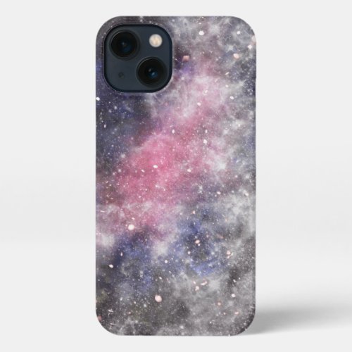 Cosmic black abstract art iPhone 13 case
