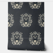 Cosmic Black Cat Wallpaper 2' x 4', NullValu