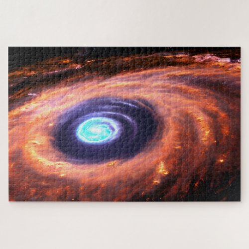 Cosmic blackhole spinning in outerspace landscape jigsaw puzzle