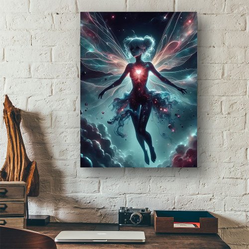 Cosmic Bloom Fae Canvas Print